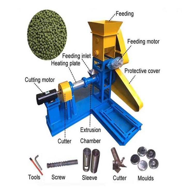 floating fish feed mill