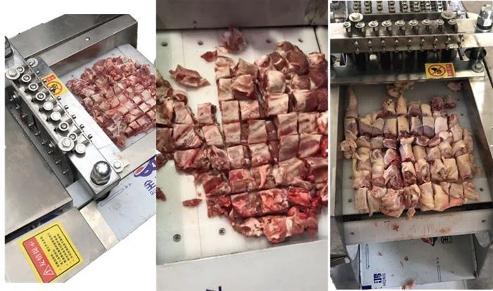 poultry meat dicing machine