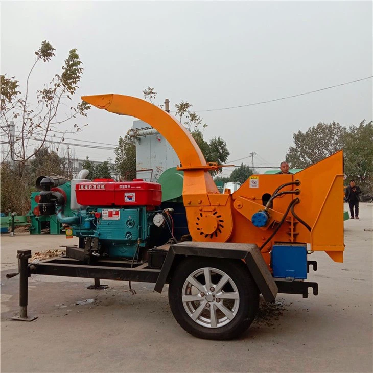 Diesel Engine Powered Wood Chipper Shredder