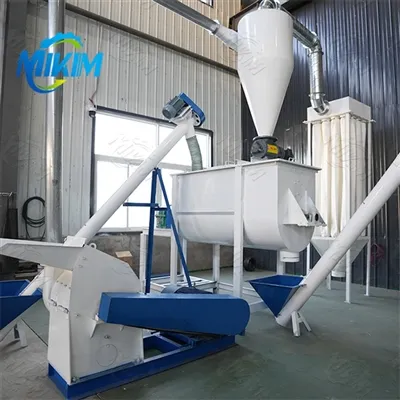 Poultry feed production line
