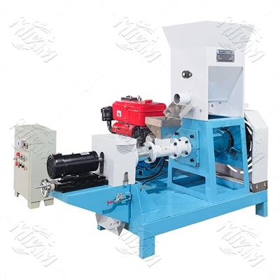 350 kg/h diesel floating fish feed pellet extruder machine test 350 kg/h diesel floating fish feed pellet extruder machine test